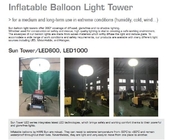 Le trépied s'exerçant LED de nuit monte en ballon l'éclairage pour la police 500W militaire 230V