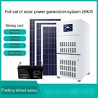 contrôle 60HZ d'inverseur d'Offgrid de maison du système 220v de production de l'électricité 20kw solaire