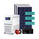 Maison 220v6kw de système d'alimentation solaire de puissance de batterie photovoltaïque de panneau de contrôle d'inverseur de -grille