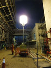 Lampe haloïde mobile 1 en métal de lumière de ballon de lune 2 4 kilowatts pour la vaste zone de construction de nuit