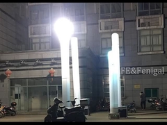 COLUMUS Tour d'éclairage d'urgence gonflable HMI1000W 360° Extérieur Portable Sans Éblouissement