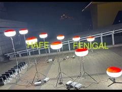 400W LED Tour lumineuse gonflable Lumière douce pour les zones de travail Facile d'installation