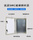 Boîte de distribution de clôture de fibre de verre de câble de SMC avec la double norme de la CE de serrures