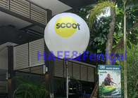 La publicité du ballon décoratif de lune de trépied de PVC allume le guide d'activité de l'exposition 600W 90cm