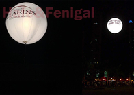 Hélium mené blanc des décorations 120V USD50 de lumière de ballon de lune de trépied