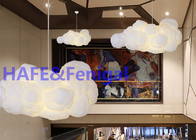 Décoration gonflable 220V d'exposition de restaurant de lampe de lumière de ballon de lune de nuage rêveur