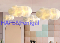 Décoration gonflable 220V d'exposition de restaurant de lampe de lumière de ballon de lune de nuage rêveur