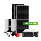 Tous dans une installation facile complète hybride de Kit For Home 7KW 7.6KW de système d'alimentation solaire