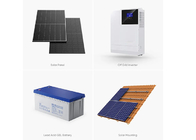 Système de stockage d'énergie solaire 48V 3 kW 5 kW 8 kW 10 kW Système d'alimentation hybride domestique hors réseau
