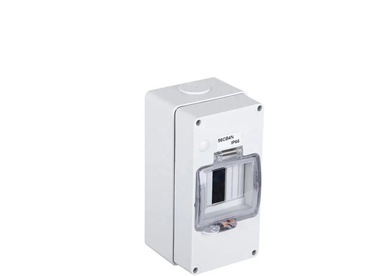 IP66 boîte de distribution en plastique imperméable à l'eau 4 voies boîte de commutateur MCB