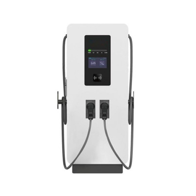 La station de recharge rapide à courant continu OCPP de 60 kW affiche un écran LCD CCS+CHADEMO+AC certifié CE