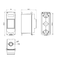 Box de distribution IP66 pour une compatibilité complète et une installation facile 276X 154X 145mm