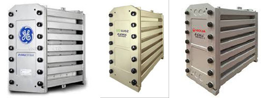 Veolia EDI E-Cell Stack MK-3: jusqu'à 97% de récupération avec une résistivité ≥ 16 MOhm-cm et un débit nominal de 3,4 M3/h