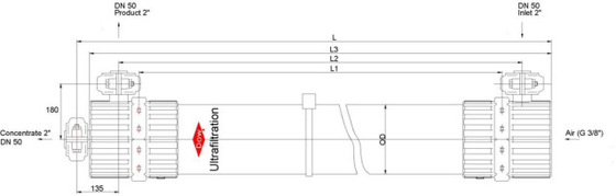 Le module de filtrage par ultrafiltrage DOWTM SFP-2860 et SFD-2860 UF est une membrane de filtrage par ultrafiltrage de 51 m2