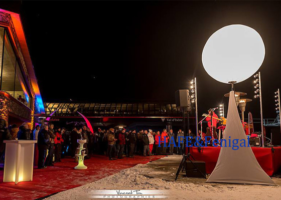 L'extérieur gonflable Portable Pole Stand Light Balloon LED 400W Tricoupe publicitaire