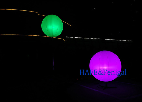 400w 600w RGB Inflatable LED Light Camping Party Décoration extérieure 1-3M personnalisée
