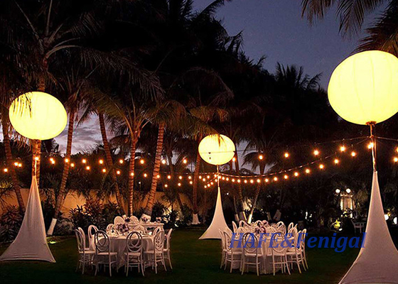 Publicité Balon lumineux LED gonflable 1-3M avec logo Balon à LED Stand pour la décoration d'activité
