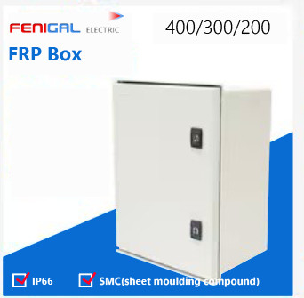 SMC Polyester FRP Boîte 220/380V Boîte de distribution d'énergie IP66 Boîte électrique étanche