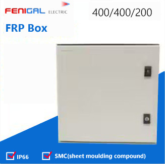 SMC Polyester FRP Boîte 220/380V Boîte de distribution d'énergie IP66 Boîte électrique étanche