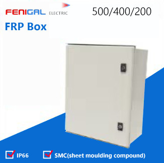 SMC Polyester FRP Boîte 220/380V Boîte de distribution d'énergie IP66 Boîte électrique étanche