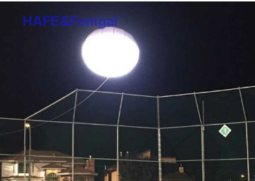 Ellipse 1.8kw Hélium rempli d'air Dimmable LED CRMX Film de contrôle Film ensemble Ballon lumière