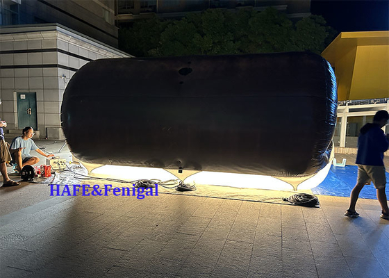 1.8kw tube d'hélium rempli d'air Bi couleur LED DMX CRMX contrôle ballon lumières film