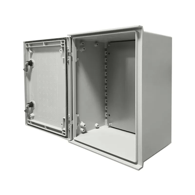 Boîte de boîtier en fibre de verre pour distribution extérieure électrique en poudre 300x250x140 mm