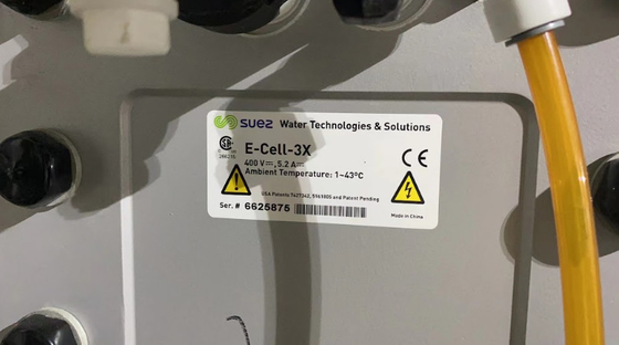 Flux 5,0 M3/H Veolia Suez Modules EDI E-Cell-3X Suez Pour fournir de l'eau ultrapure