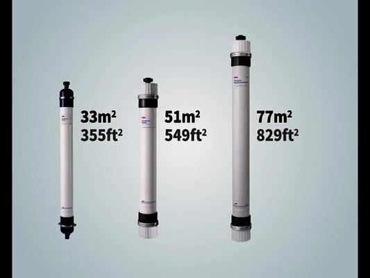 Membrane à ultrafiltration DOWTM UF SFP-2660: centrale électrique à fort flux et à faible quantité d'encrassement
