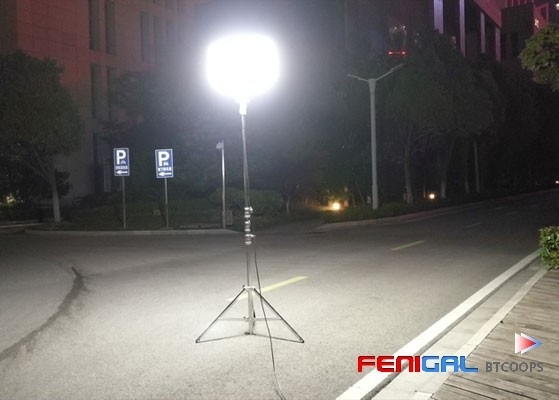HAFE 400W LED Ballon Lumineux Améliore la Sécurité et la Visibilité sur les Chantiers