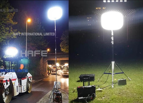 Ballon lumineux LED SUN 1000W anti-éblouissement pour les opérations de sauvetage Conformité à la sécurité de l'éclairage EN 60598
