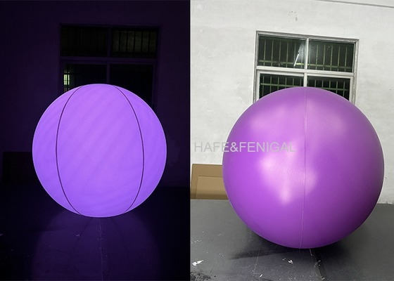 Le ballon LED interactif violet de 1m L'expérience d'éclairage de concert ultime
