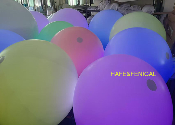 Lumière de ballon LED RVB interactive de 4 pieds avec changement de couleur par simple contact : Idéale pour les événements et l'engagement du public