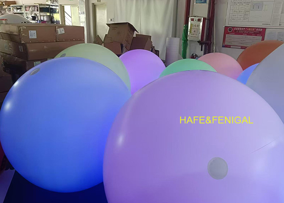 Lumière de ballon LED RVB interactive de 4 pieds avec changement de couleur par simple contact : Idéale pour les événements et l'engagement du public