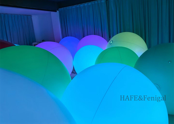 Ballon lumineux interactif LED RVB à changement de couleur par simple contact de 4 pieds : Ballons LED idéaux pour les événements