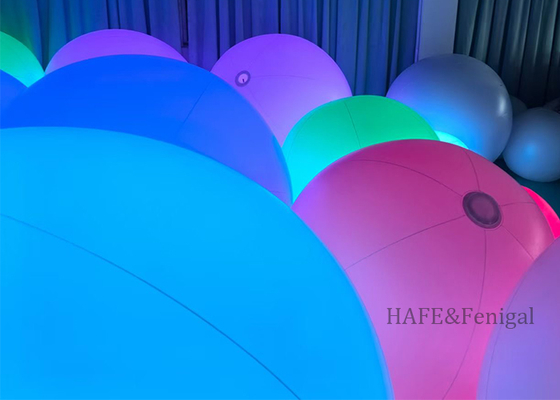 Ballon lumineux interactif LED RVB à changement de couleur par simple contact de 4 pieds : Ballons LED idéaux pour les événements