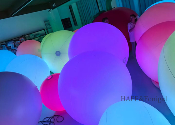 Ballon lumineux interactif LED RVB à changement de couleur par simple contact de 4 pieds : Ballons LED idéaux pour les événements
