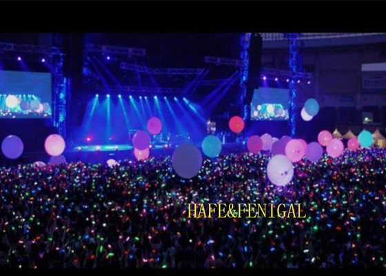 1m 3.3ft LED Beach Balls RGB Glow Balls Vibrant Colors For DJ Music Parties Concerts