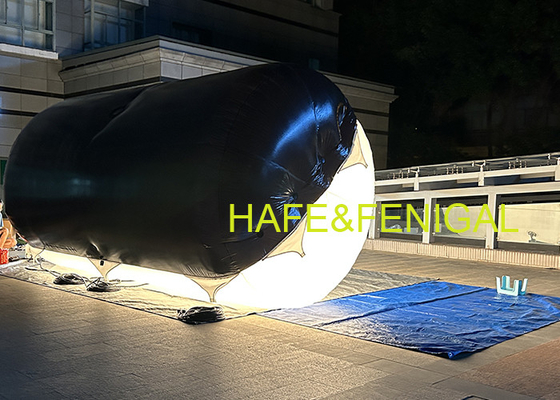 Tourner des films Ballon gonflable tubulaire Halogène d' hélium éclairage à l' extérieur