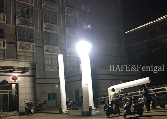 Alimentation extérieure en option 120V/50HZ HID 1000w Tour d'éclairage gonflable d'urgence Batterie