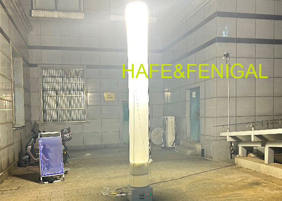 MH 1000W Halogénure métallique 5m Portable Tour de lumière gonflable Pour l'éclairage de sauvetage