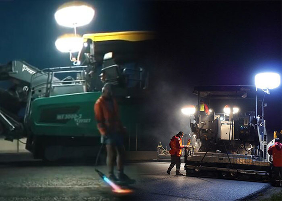 Tour d'éclairage à ballon de sécurité 600w Led Pour l'éclairage des réparations routières et des bâtiments