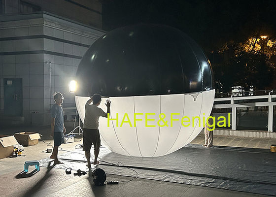Ballons d'éclairage de film Un guide pour accrocher des lumières LED bicolores sphériques gonflables pour les réalisateurs et les cinéastes
