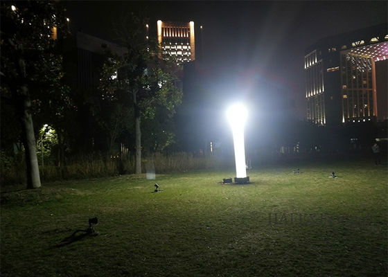 Tour d'éclairage gonflable sans éblouissement 1200W 60HZ Système d'urgence pour utilisation portable extérieure de nuit