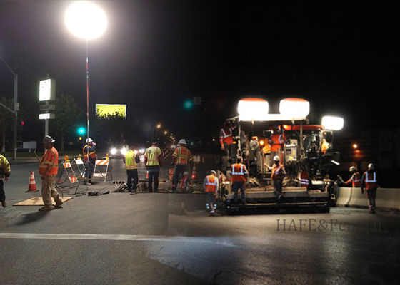 Tour d'éclairage gonflable à LED dimmable de 800W personnalisable pour le sauvetage de nuit et la sécurité des chantiers