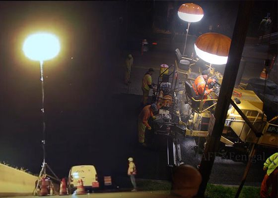 400W LED Tour lumineuse gonflable Lumière douce pour les zones de travail Facile d'installation