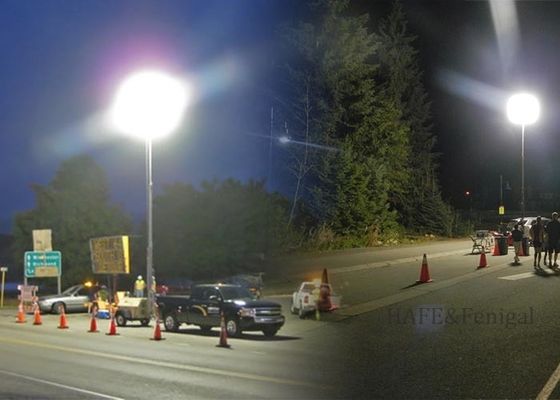 400W LED Tour lumineuse gonflable Lumière douce pour les zones de travail Facile d'installation