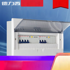 boîte de distribution en plastique d'éclairage de polycarbonate de 63A 100A 9 12 16 20 24 32 36 45 manières Delixi