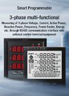 Mètre multifonctionnel à C.A. 1A 5A Digital, 380/400V 3 interface du compteur d'électricité de phase RS485