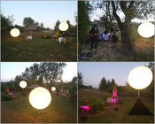 La lumière 800w, ballon de ballon d'événement de Dimmable de LED allume le bâti de trépied de marquage à chaud des options 1.6m/5.2ft de décoration